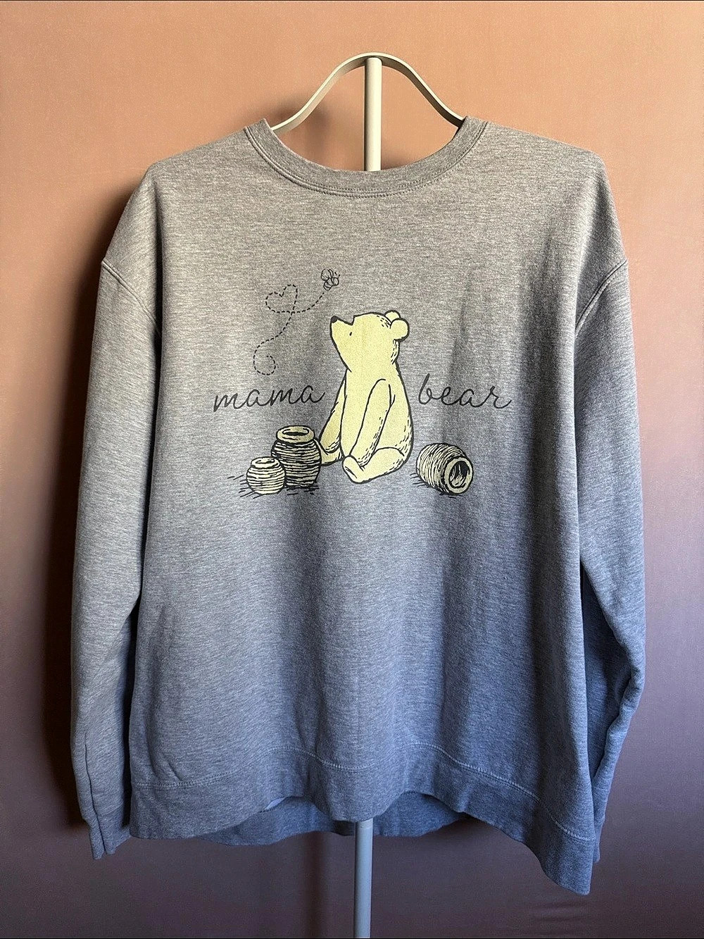 Disney Mama Bear Graphic Sweatshirt in Gray Size XL New w/out tags.